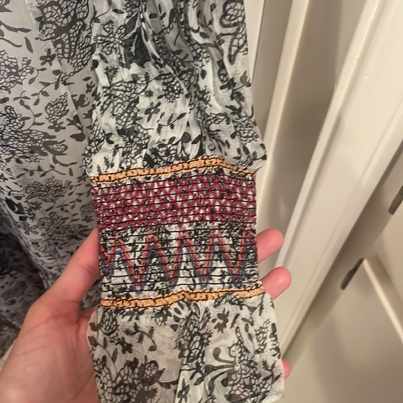 NWT Anthropologie Gisella beaded tunic dress size 0 - Picture 7 of 13